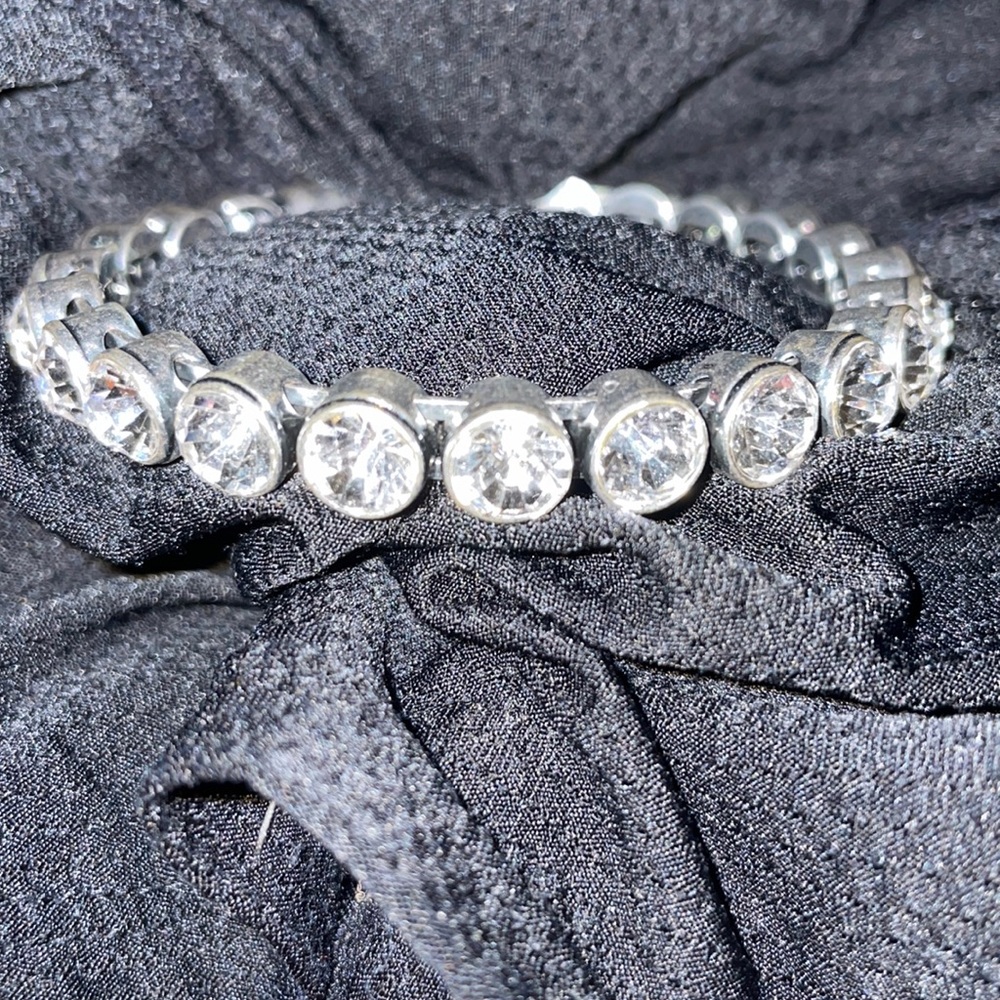 Plunder silver/gemstone bracelet
